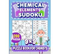 Chemical-Elements Sudoku Puzzle Book for Chemists
