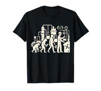 Chemical Engineer Evolution Laboratory Science Design T-Shirt