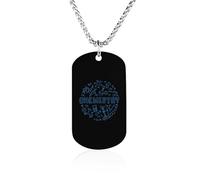 Chemical Experimental Equation Personalized Picture Pendant Necklace Memorial Keepsake Jewelry Gifts for Women Men