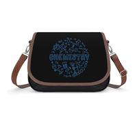 Chemical Experimental Equation Women's Crossbody Bag Fashion Purses Small Shoulder Handbags with Adjustable Strap