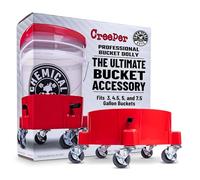 Chemical Guys ACC1001R Creeper Rolling Bucket Dolly for Car Washing, Detailing, Garage & More, Red