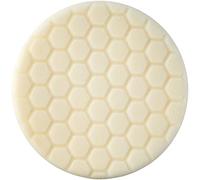 Chemical Guys BUFX_104_HEX6 Hex-Logic Light-Medium Polishing Pad, White (6.5 Inch Pad made for 6 Inch backing plates), Gray