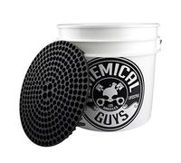 Chemical Guys Car Wash Bucket 4.5 Gal & Black DirtTrap