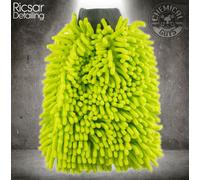 Chemical Guys Microfibre Wash Mitt - Chenille Premium Scratch-Free Mitt - Lime