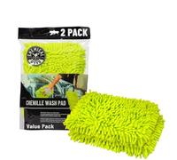 Chemical Guys Chenille Microfiber Wash Pad (2 Pieces) - Extra Plush Washing Pads for Gentle Car Cleaning and Maximum Soap Absorption