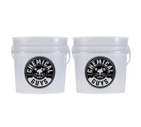 Chemical Guys Heavy Duty Ultra Clear Detailing Bucket for Cars, Trucks, SUVs, Motorcycles, RVs & More, 4.25 Gallon (2 Pack)