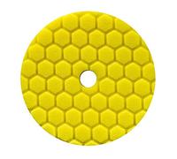 Chemical Guys BUFX111HEX5 Hex-Logic Quantum Heavy Cutting Pad, Yellow (5 Inch Backing Plate)