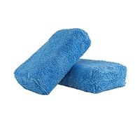 Chemical Guys MIC_292_02 Premium Grade Microfiber Applicator, Blue (Pack of 2)