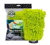 Chemical Guys (Mic_493 Chenille Microfiber Premium Scratch Free Wash Mitt,Lime Green,24.41 x 17.81 cms