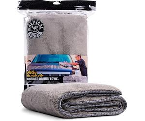 Chemical Guys MIC1995 36" x 25" Grey Microfibre Wool Dryer Towel