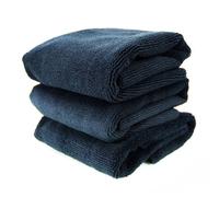 Chemical Guys MIC8053 Monster Edgeless Microfiber Towel, Black - 16 in. x 16 in. (Pack of 3)