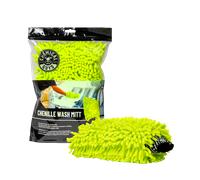 Chemical Guys Microfibre Wash Mitts - Chenille Premium Scratch-Free Mitt Lime x2