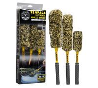 Chemical Guys Rimpaca Ultimate Wheel Brush Set - 3-Piece Wheel Cleaner Brush Kit with Soft Bristle Brushes for Cars, Trucks, SUVs, Motorcycles, and RVs - Safe for Rims, Grilles, and Tight Areas