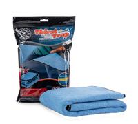 Chemical Guys Thirst Trap Microfiber Chamois Towel, Safe for Cars, Trucks, SUVs, RVs, Motorcycles, & More, 24"x28" (Blue) 1 Pack