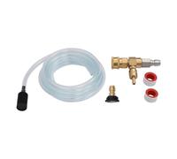 Chemical Injector Kit, Chemical Injector Kit High Pressure Washer with 10ft Hose, 4000Psi High Pressure for Pressure Washer Brass Stainless Steel, Replacement Part for Electric, Cleaning Accessories
