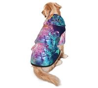 Chemical Periodic Table Dog Hoodie for Medium Large Dogs, Warm Soft Pet Sweatshirt, Easy to Wear Jumper Clothes