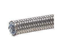 chemical resistant hose with steel braiding 6.45 mm (ID) 1 m