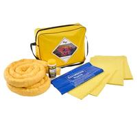 Chemical Spill Kits with Absorbent Socks, Pads & Disposable Bags for Indoor/Outdoor Use (50L)