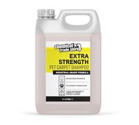 Chemical Trade Store - Pet Carpet Shampoo - Carpet & Upholstery Detergent for Pets - Neutralises Odours & Stains, Removes Bacteria - Compatible with All Carpet Machines - Fresh Cotton Scent - 5L