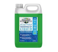 Chemical Trade World - Washing Up Liquid (Aloe Vera) - Professional Dishwashing Detergent for Plates, Glassware & Kitchenware - Trade Size 5L