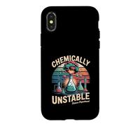 Chemically Unstable Science Department Lab Humor Case for iPhone X/XS