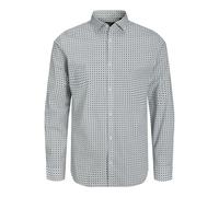 JACK & JONES Men's Jprblablackpool Stretch Shirt LS Aw23 Sn Polo, White/fit: Slim fit, M