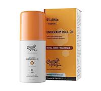 Chemist at Play UnderArm Roll-On with 5% AHA, Lactic Acid & 1% Mandelic Acid | Prevents Body Odour, Brightens Skin & Exfoliates Underarm | For Sensitive Skin | Royal Oudh Fragrance | Alcohol Free-40ml