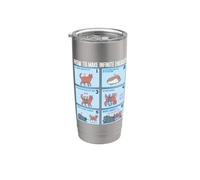 Chemist Chemical Engineering Infinite Energy Rotation Cat Stainless Steel Insulated Tumbler