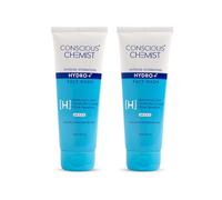 Chemist Gentle Face Wash for Dry Skin | 100ml | Cleanser for Face with Hyaluronic Acid, Ceramides and Ginseng Extract for Women & Men, Treats Dull & Dehydrated Skin - Hydro+ (Pack of 2)