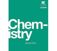 Chemistry: Atoms First by OpenStax (hardcover version, full color)