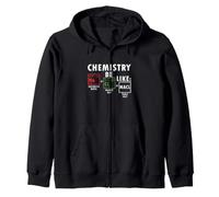 Chemistry Be Like Nacl Sodium Chloride Table Salt Science Zip Hoodie