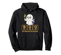 Chemistry Boo The Element Of Surprise Cute Chemist Halloween Pullover Hoodie