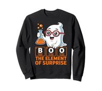 Chemistry Boo The Element Of Surprise Cute Chemist Halloween Sweatshirt