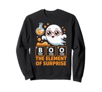 Chemistry Boo The Element Of Surprise Cute Chemist Halloween Sweatshirt
