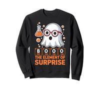 Chemistry Boo The Element Of Surprise Cute Chemist Halloween Sweatshirt