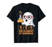 Chemistry Boo The Element of Surprise Cute Chemist Halloween T-Shirt