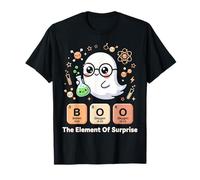 Chemistry Boo The Element of Surprise Cute Chemist Halloween T-Shirt