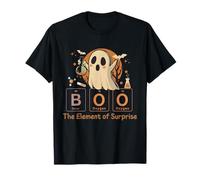 Chemistry Boo The Element of Surprise Cute Chemist Halloween T-Shirt