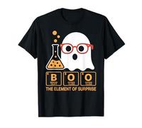 Chemistry Boo The Element of Surprise Cute Chemist Halloween T-Shirt