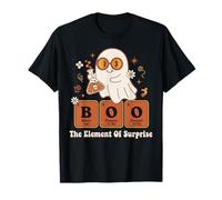 Chemistry Boo The Element of Surprise Cute Chemist Halloween T-Shirt