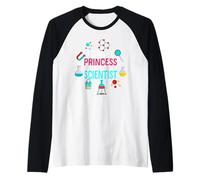 Chemistry Chemist Forget Princess I Want to Be A Scientist Raglan Baseball Tee