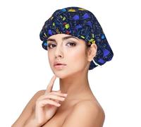 Chemistry Experiment,Adult's Satin Sleeping Cap - Women's Elastic Sleep Bonnet, Adjustable Overnight Hair Cover