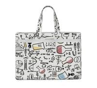 Chemistry Experiments Science Science Experiments,Canvas Document Bag Zipper File Tote Bag Handbag Briefcase for School Office