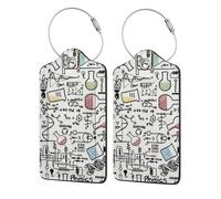 Chemistry Experiments Science Science Experiments,Luggage Tags Pu Leather Name Tag Travel Suitcase Identifier ID Tags Durable Luggage Label 2 pcs