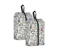 Chemistry Experiments Science Science Experiments, Travel Shoe Bags 2 Pack, Waterproof Shoe Storage Bags, Shoe Organizer for Travel and Home