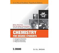 Chemistry for Degree Students B.Sc. First Year