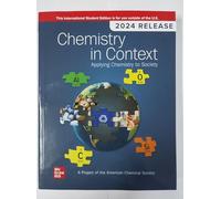 Chemistry in Context – 2024 Release ISE – McGraw-Hill Education