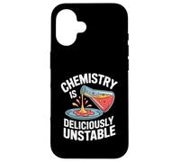 Chemistry Is Deliciously Unstable Molecular Gastronomy Case for iPhone 16