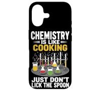 Chemistry Is Like Cooking Don't Lick Spoon Case for iPhone 17