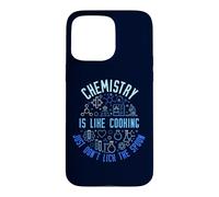 Chemistry is Like Cooking Just Don't Lick the Spoon Chemist Case for iPhone 15 Pro Max